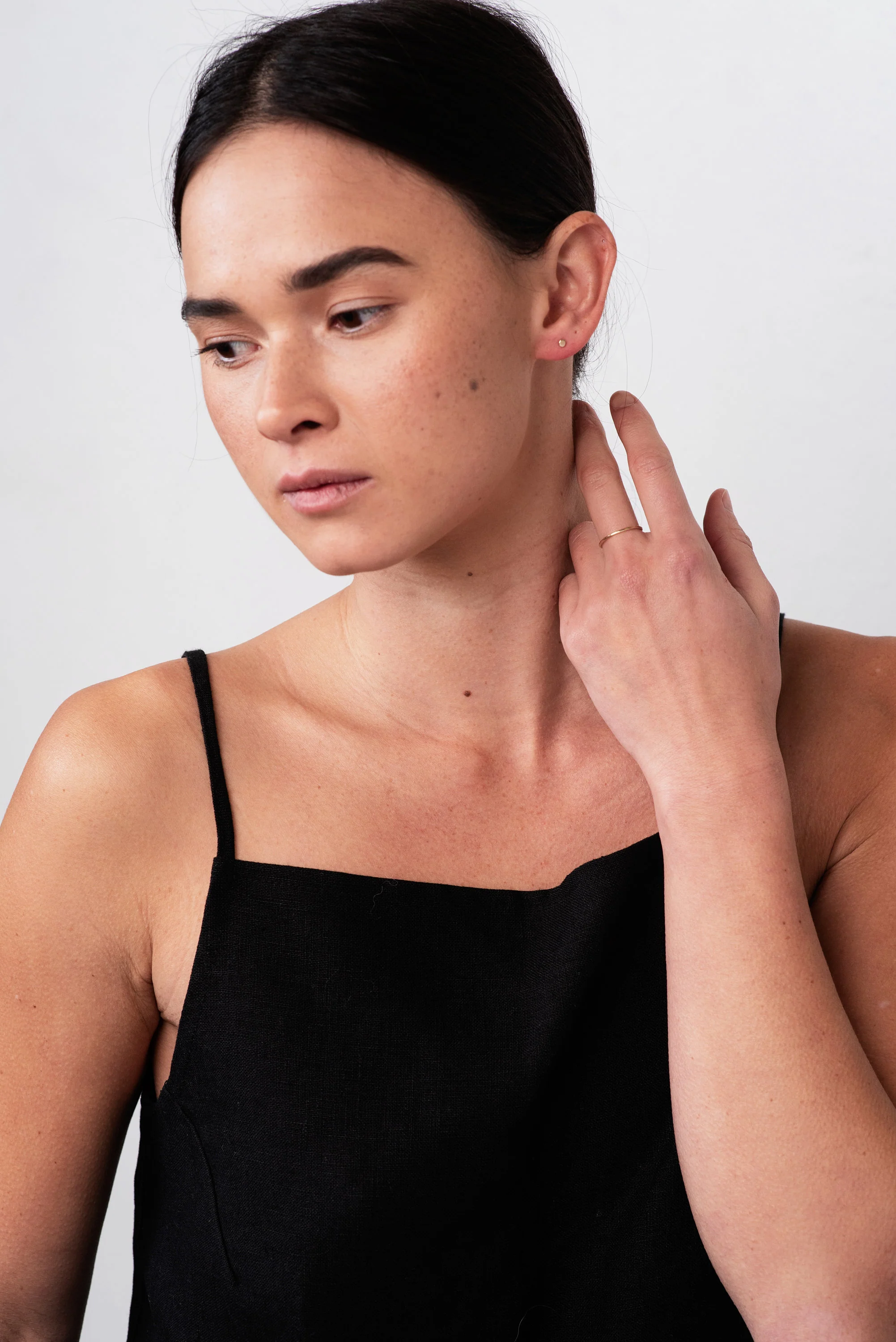 9ct Gold Zero Waste Mini Studs - Image 3