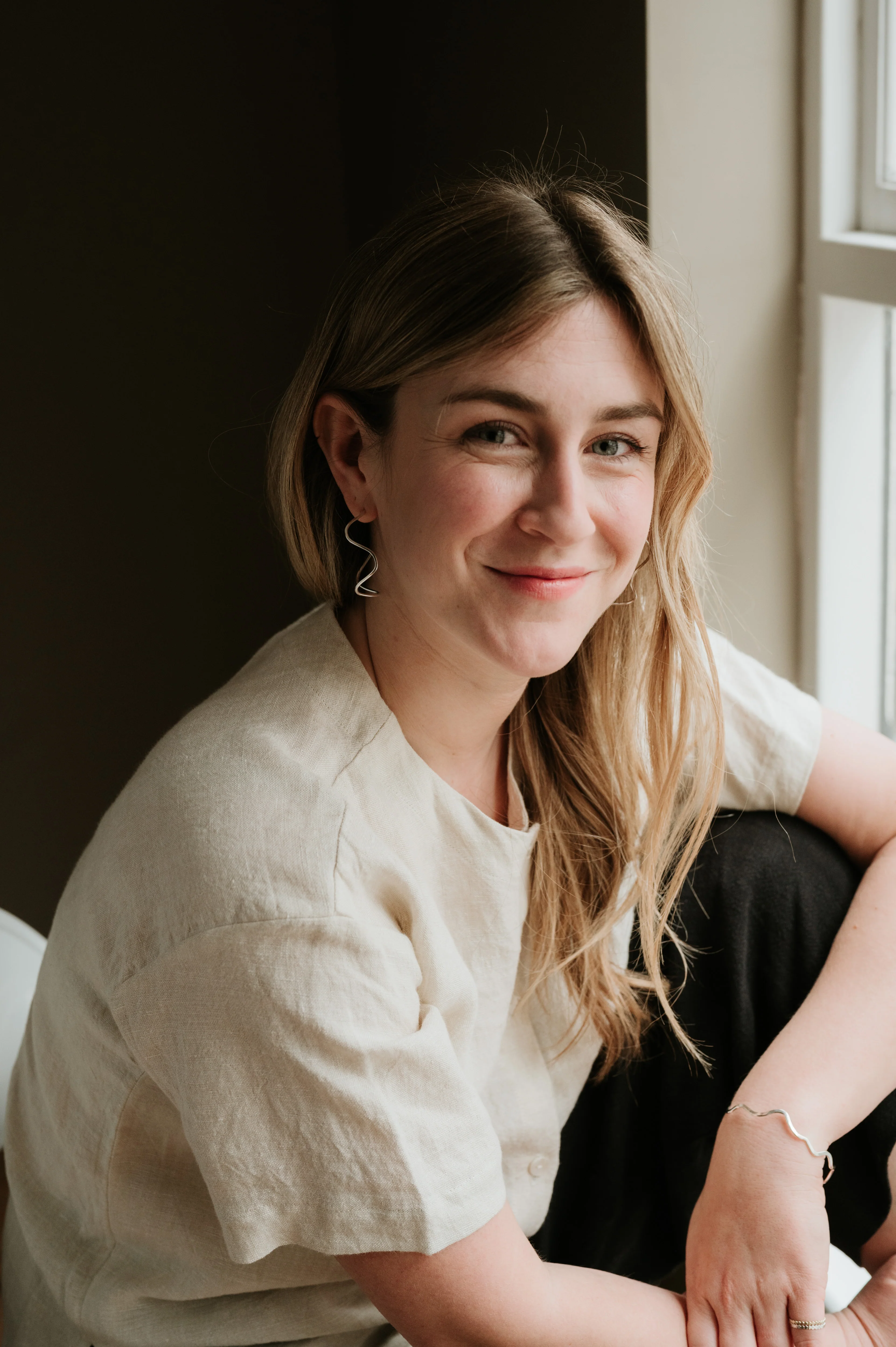 Silver Big Wiggle Hoops - Image 3