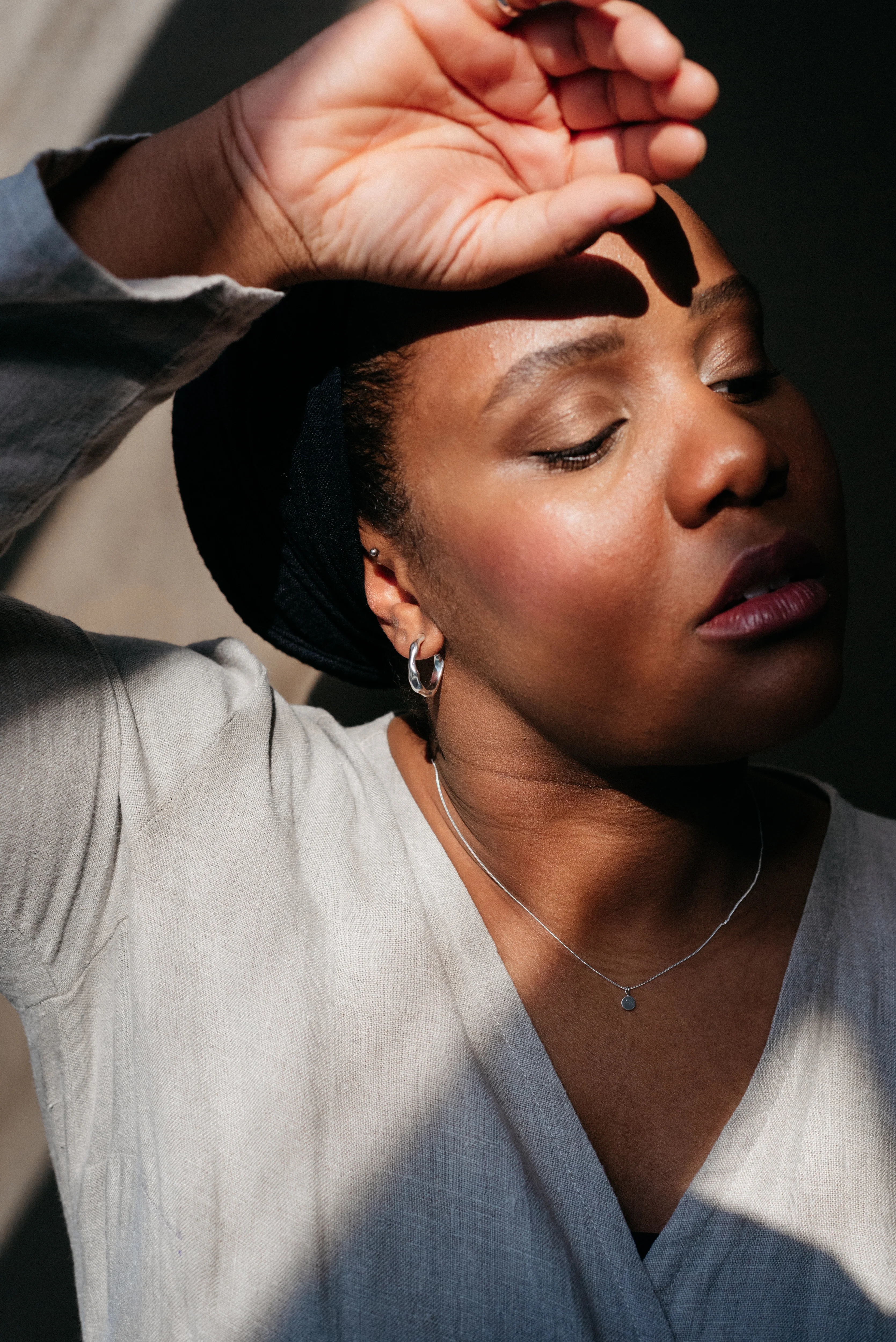 Silver Melty Hoops - Image 3