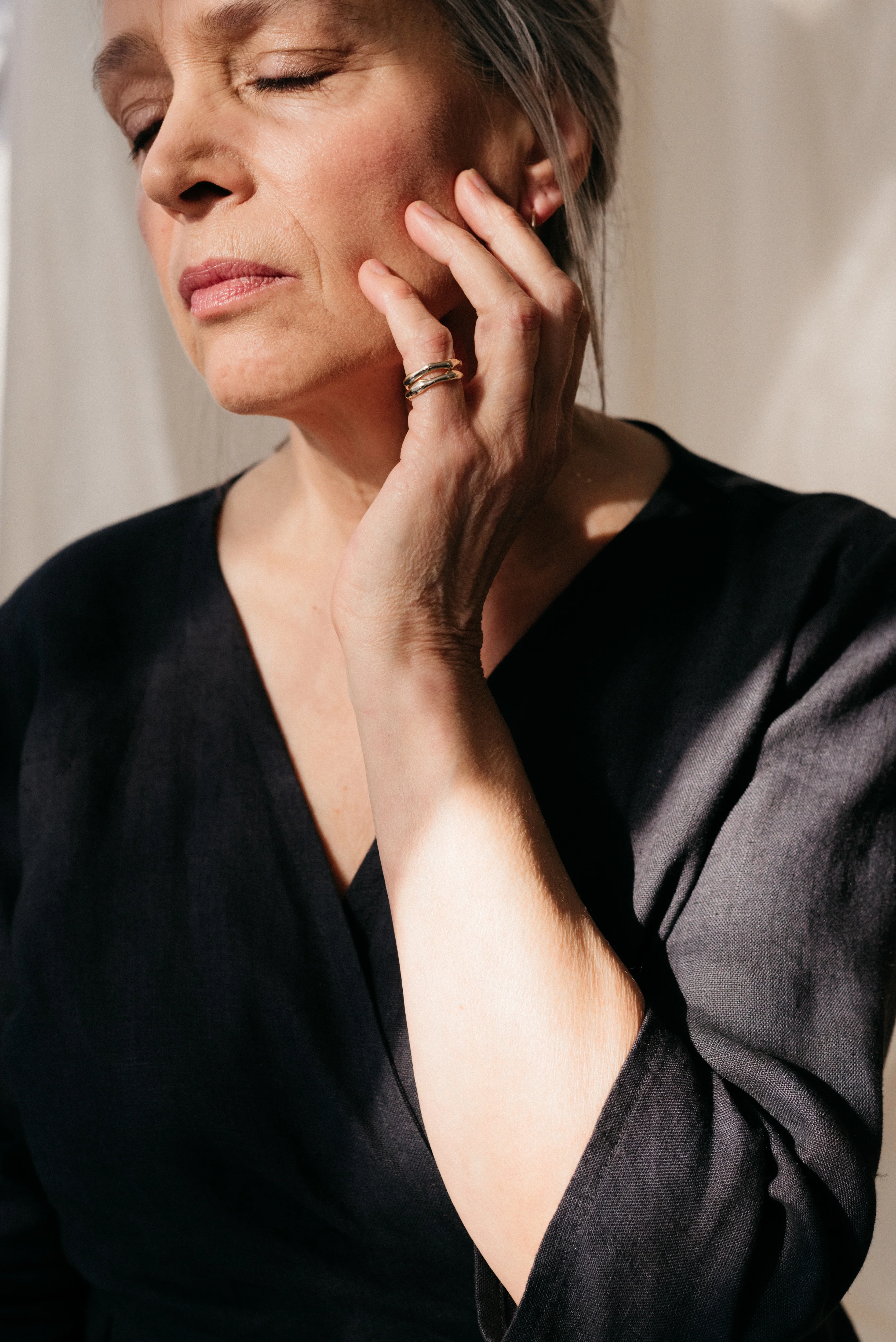 Silver Organic Melty Ring - Image 3