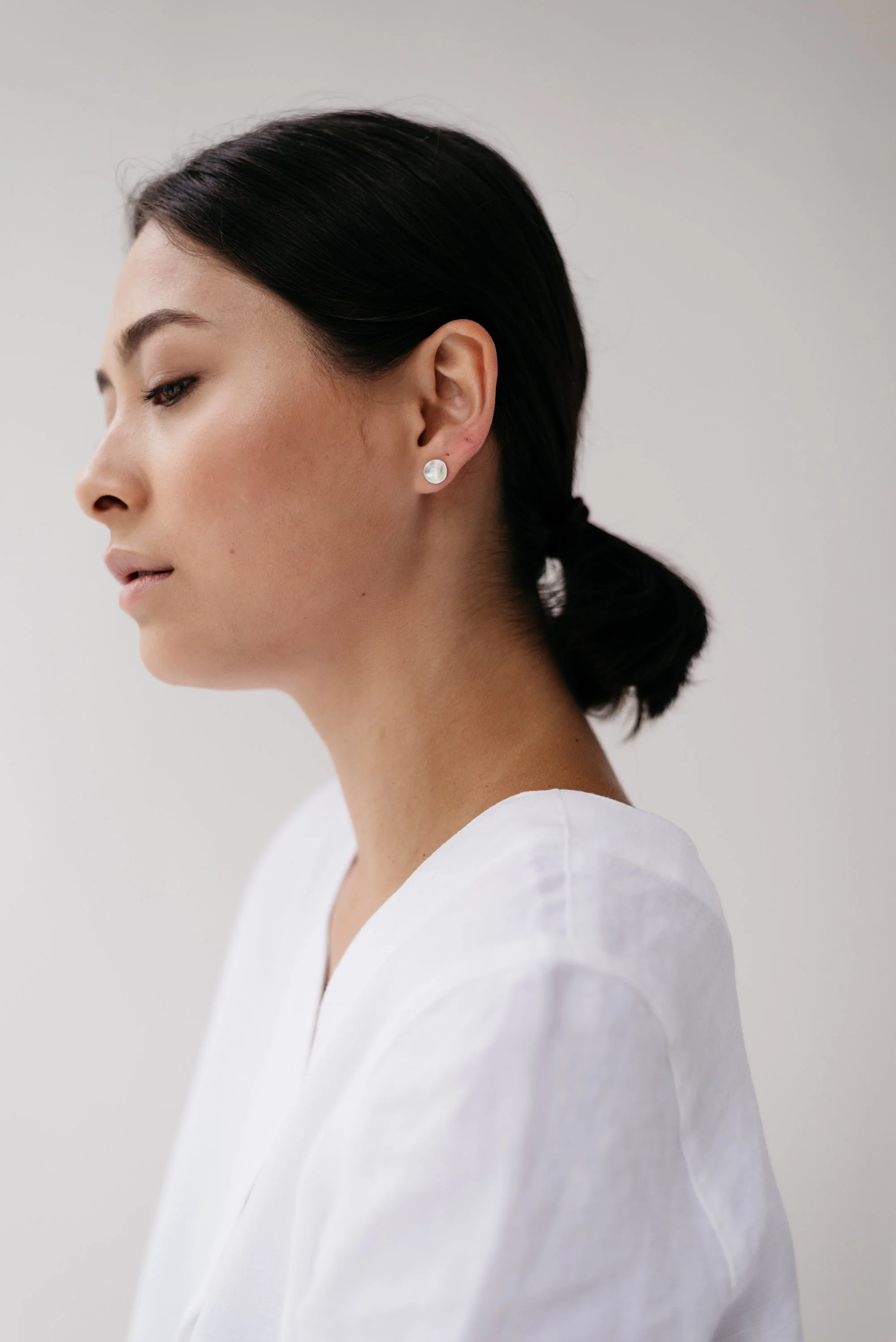 Silver Mini Molten Studs - Image 3