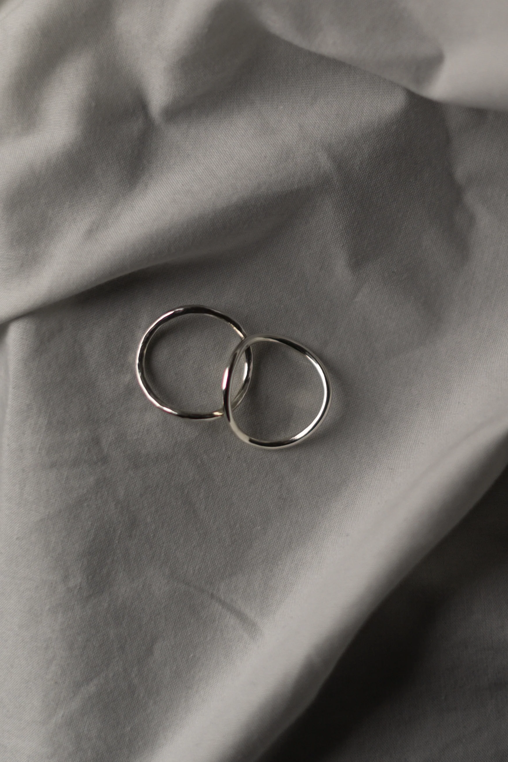 Silver Chunky Wave Ring - Image 4